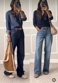 Look Boho Chic, Casual Chic Outfit, Mode Inspiration, Denim Outfit