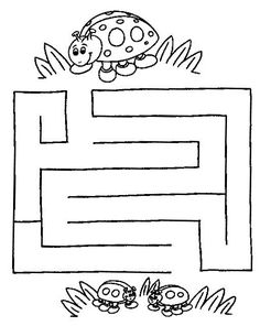 a ladybug and her friends are playing in the maze