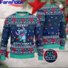 Ugly Disney Christmas Sweaters Stitch Merry Stitchmas – Perfect for Festive Fun Are you ready to make a bold fashion statement this holiday season? Look no further than the Stitch Merry Stitchmas Ugly Disney Christmas Sweaters from Fansnook. This unique and eye-catching sweater is the perfect choice for any Disney lover who wants to stand [...] Merry Stitchmas, Disney Ugly Christmas Sweater, Nightmare Before Christmas Doctor, Pokemon Movies, Stitch Toy, Disney Lover, Utah Jazz, Mickey Mouse And Friends, Disney Christmas