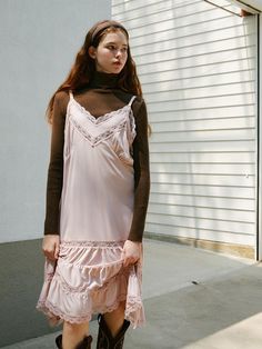 Composition : See detailsCountry of Origin : China Lace Slip Dress, Lace Slip, Fashion Baby, Dress Pink, Cute Casual Outfits, Pink Dress, Baby Fashion, Jumpsuit Dress, Slip Dress