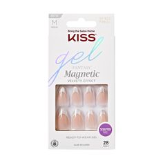 Try the hottest new manicure trend with KISS® Gel Fantasy Magnetic Ready-To-Wear Gel Nails. These super-dimensional nails are made with a magnetic powder effect that imparts a textured and velvety finish, just like the popular salon magnetic nails. Glue included. Kiss Gel Fantasy Nails, Kiss Products, Sculpted Nails, Pink Gel Nails, Kiss Nails, Kiss Beauty, Fantasy Nails, Gel Glue, Magnetic Nails