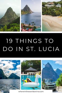 6 grid photos of st lucia St Lucia Vacation, St Lucia Travel, Saint Lucia, Caribbean Vacations, Santa Lucia, Black Travel