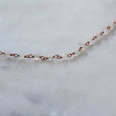 Dainty Beaded Choker Necklace, Moonstone Beaded Chain, Boho Moonstone Necklace, Short Layering Neckl Dainty Rose Gold Wire Wrapped Necklaces, Minimalist Rose Gold Wire Wrapped Necklace, Gemstone Choker Necklace, Simple Choker, Layering Jewelry, Gemstone Choker, Boho Layering, Moonstone Beads, Moonstone Necklace