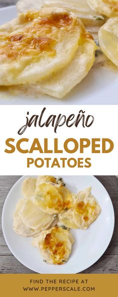 the recipe for scalloped potatoes is shown in spanish