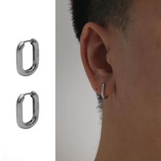 Type: AccessoriesGender: MaleMaterial: Sterling silverSize: Length 14mm, width 11mm Male Earrings Men Cross, Boy Earrings Hoop, Double Helix Earrings Men, Mens Ear Ring Hoop, Mens Threader Earrings, Triangle Earring Men, Anchor Earrings Men, Mens Jewelry Earings, Statement Earrings Men