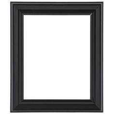 an empty black frame on a white background