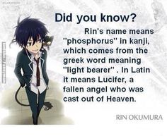 an anime character is standing in front of a white background with the words did you know?