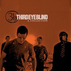 an album cover for thirty threyeblind, with the band on it