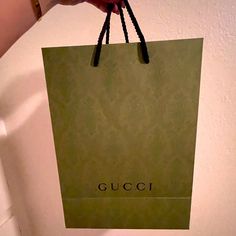 Authentic Gucci Shopping Bag. Brand New. Green Gucci Travel Bag, Green Gucci Bag For Everyday Use, Rectangular Gucci Bag For Gift, Gucci Green Shopping Bag, Chic Gucci Bag For Gift, Chic Green Gucci Bag, Gucci Shopping Bag, Trendy Backpacks, Bags Gucci