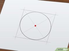 how to find the center of a circle with pictures