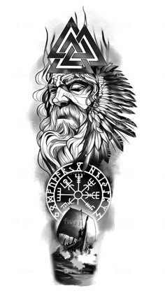 draw different tattoo styles All Tattoos Design For Men, Norse Tattoo Sleeve Vikings, Viking Animal Tattoo, Virgo Tattoo Designs For Men, Mens Chest Tattoos Ideas Design, Vikings Tattoo Design, Realistic Tattoo Stencil, Vegvisir Tattoo Design, Norse Tattoo Sleeve