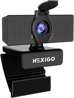 1080P Web Camera, HD Webcam with Microphone, Software Control & Privacy Cover, NexiGo N60 USB Computer Camera, 110-degree FOV, Plug and Play, for Zoom/Skype/Teams, Conferencing and Video Calling Tech Updates, Instant Messaging, Sharper Image, Create Content, Wide Angle Lens