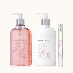 Feel soft and feminine with intricate Kimono Rose. Start your day with the sensuous lather of Kimono Rose Body Wash. Pamper your skin with a hydrating dose of Kimono Rose Body Lotion. Take the rich, floral notes on-the-go with Kimono Rose Eau de Parfum Spray Pen. Rose Body Wash, Rose Body Lotion, Body Lotion Cream, Body Serum, Body Bars, Fragrance Gift, Cream Lotion, Fragrance Mist, Hand Lotion