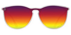 Spread love in style with the limited-edition ‘Pride’ sunglasses! New for 2022, these ‘North Park X2’ shades combine the superior strength and clarity of our PureBlend™ lens with bold, joyous color. A crystal clear frame emphasizes the sunset rainbow mirrored lens, and the durable metal temples contrast dazzling rainbow tips—a nod to the Pride flag. We’ve even laser etched “Love Is Love” on the lower lens edge. And best of all? 100% of profits from your purchase support the San Diego Pride organ Rainbow Sunglasses With Uv Protection For Summer, Trendy Rainbow Sunglasses With Gradient Lenses, Rainbow Tips, San Diego Pride, Rainbow Mirror, Sunset Rainbow, Blenders Eyewear, Clear Frames, North Park