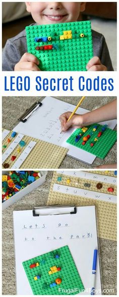 the lego secret code is an easy and fun activity for kids