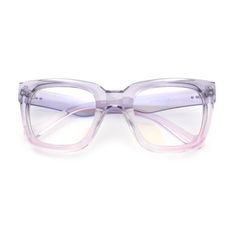 These trendy retro geeky plastic oversized horn rim clear lens blue light filtering glasses are perfect for complementing any fashionistas with their screens and devices. The trendy generous sizing and squared silhouette make them stand out from the crowd. They are made with a plastic based frame, metal hinges, and ultra blue violet ray filtering computer glasses. These glasses will protect your eyes from the harmful effects of blue light from screens while also looking great on you. (c712) Size Ultra Blue, Lavender Pink, Metal Hinges, Computer Glasses, Light Filter, Blue Violet, Blue Light, Hinges, Horn