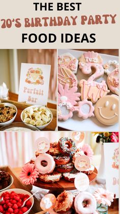 the best 20's birthday party food ideas