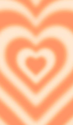 an orange and white heart shaped background