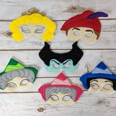 Everyone loves a good dress-up masks! Our quality felt masks encourage imaginative play and help to create hours of joyful dress up time. Have you been looking for something fun and special for a Halloween or a birthday party favor? Search no further! All of our masks are made from two layers of high quality felt and include an adjustable elastic band. Masks are made as shown in photos by me and my commercial embroidery machines. Each mask is made with care and special attention to detail. Most Themed Costume Accessories Mask For Themed Events, Themed Carnival Masks, Fun Masks For Masquerade Carnival, Fun Masks For Masquerade And Carnival, Carnival Themed Eye Mask, Themed Carnival Eye Mask, Fun Eye Mask For Masquerade, Fun Masquerade Masks For Carnival, Themed Costume Eye Mask