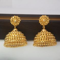 Kollam Supreme Gold Plated Big and Medium Size bridal #Jhumkas Collection - stunning blend of trendy and #traditional designs, perfect for the modern woman with a touch of #timelesselegance. Elevate your look with these exquisite pieces that exude sophistication and style. Shop Online: https://ow.ly/puCc50TqHv6 . . . #KollamSupreme #BridalJhumka #GoldPlatedJewelry #TraditionalElegance #TimelessBeauty #earrings #jhumkalovers #goldplatedjhumka #imtiationjewellery #Weddingjewellery #southweddin... Gold Earrings, Plating, Gold