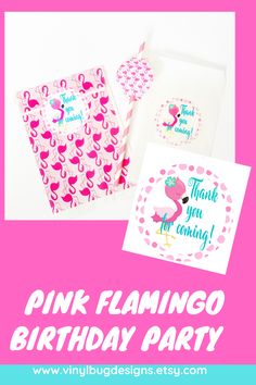 flamingo party favor bags Pink Flamingo Birthday, Flamingo Party Decor, Pink Flamingo Party, Flamingo Themed Party, Personalized Wedding Stickers, Party Decor Ideas, Flamingo Birthday Party, Flamingo Theme, Party Labels