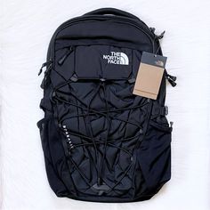 New With Tags- The North Face Unisex Borealis 28 Liter Backpack In Tnf Black. North Face Backpack Borealis, Northface Backpacks, North Face Vault Backpack, Cool Backpacks For Men, North Face Recon, Borealis Backpack, Backpack Ideas, North Face Borealis, North Face Bag