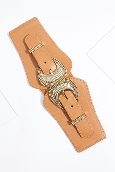 Double buckle closureStretch bandFaux leather detailImported Stretch Belt, Bead Leather, Girly Girl, Shells, Buckle, Plus Size, My Style, Leather