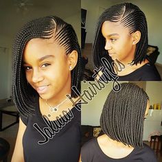 Cute braided bob! Twa Twist, Hairstyles Inspiration, Twisted Hair, Bob Braids, Healthy Hair Journey