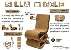 an image of a chair made out of wood and fabric with instructions on how to make it