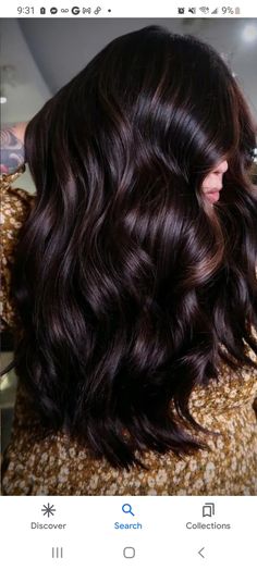 Rich Brown Highlights On Black Hair, Deep Brown Hair Balayage, Cocoa Highlights On Dark Hair, Deep Brown Black Hair Color, Dark Brown Rich Hair Color, Deep Chocolate Balayage, Chocolate Brown Hair With Face Framing Highlights, Solid Dark Brown Hair Color Ideas, Dark Expresso Brown Hair