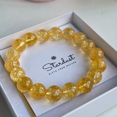 High quality citrine beaded bracelet for women. Very tender natural shade of yellow for ladies who love natural stones and love bright yellow shades. This stone has a strong positive effect on the mind and the body. Citrine carries bright, happy and joyous energy. This is a stone of abundance. Citrine healing properties: *Increases creativity. *Protects you from negative energies. *Activates your intuition. *Helps you to manifest abundance, wealth, and prosperity. *Encourages sharing. *Promotes Unique Beaded Bracelet, Boho Chic Bracelets, Increase Creativity, Yellow Bracelet, Citrine Bracelet, Manifest Abundance, Anniversary Gift For Wife, Citrine Beads, Love Natural