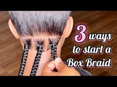 Learn what came before the well-known knotless method. Braid styles with a knot are still there but what makes them different? Basic Braided Hairstyles, Tutorial On How To Braid Your Own Hair, Box Braid Methods, Tutorial On Braiding Hair, Box Braids Techniques, Braiding To Scalp, How To Box Braid Step By Step Natural Hair, Easy Way To Do Box Braids, Easy Way To Braid Hair