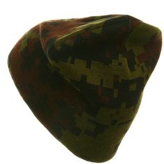 Digital Camo BeanieMade of 100 % acrylic.One size fits most (from child to adult).Crown measures 8 1/2 inches deep, 9 1/2 inches wide.Soft, thick and flexible material.Hand wash only.Available in woodland, urban and .Made in USA. Our Urban Digital Camo Beanie makes you to stand out in your surroundings while keeping your head and ears covered in this winter beanie hat. Made from 100% acrylic, this beanie features urban camo design around the crown of hat which measures 8 1/2 inches deep and 9 1/ Outdoor Acrylic Beanie, Acrylic Hat For Cold Weather, One Size, Outdoor Acrylic Hat, One Size Brimmed Acrylic Beanie, One Size Acrylic Hats For Cold Weather, One Size Acrylic Hat For Cold Weather, Acrylic Hats For Cold Weather, Outdoor Acrylic Cap, One Size Fits Most Acrylic Cap