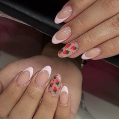 Fresita 🍓🍓 Nail Techniques, Nails, Quick Saves