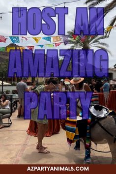 Beverage Beer burro party entertainment for kids adults teens families at Omni Scottsdale Spa and Resort in Paradise Valley Arizona for Cinco de Mayo