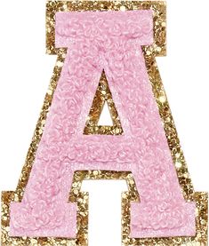 Flamingo Glitter Varsity Letter Patches Stoney Clover Lane Patches, Travel Pouches, Letter Patches, Varsity Letter, Stoney Clover Lane, Stoney Clover, Pouch Bag, Flamingo, Pouch