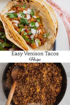 easy and delicious tacos recipe with ground beef