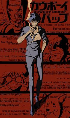 #anime #boys #cowboy #tendencia #pinterest Cowboy Bepop Wallpaper, Bebop Cowboy, Cowboy Bebop Anime, Arte Punk, Japon Illustration