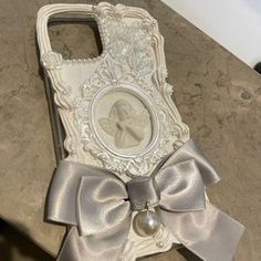 Baroque Style Decoden Phone Case - Etsy Journal Lettering Ideas, Bullet Journal Lettering, Journal Lettering, White Angel, Lettering Ideas, Cute Phone Case, Bullet Journal Lettering Ideas, Baroque Style