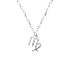 Virgo, we bet your horoscope is telling you to treat yourself and we've got you covered: our chic Zodiac sign necklaces are handmade in NYC with sustainable .925 sterling silver. Also available in solid 14k gold. 16-inch, 18-inch, or 20-inch sterling silver chain. Bonus: each chain has an extra ring so you can wear it an inch shorter for more layering options. Our Virgo charm is approx. 7.5mm high and across. We use the finest, ethically-sourced silver and hand make every necklace to order. Plea Virgo Jewelry, Aquarius Necklace, Sagittarius Necklace, Aries Necklace, Taurus Necklace, Pisces Necklace, Virgo Necklace, Leo Necklace, Scorpio Necklace