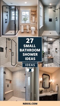 bathroom shower design ideas that are easy to do in the day and night, with pictures on