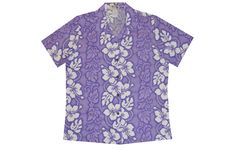 Item# LAL-213 This best Hawaiian aloha shirts with designed for easy elegance, an allover floral printed blouse comfortable made by handcrafted locally Oahu island, Hawaii Made in Hawaii - USA 100% Cotton Poplin Relaxed camp blouse & straight hem Genuine coconut buttons Short sleeves & no breast pocket Fitted Hawaiian Collared Top, Classic Tops With Floral Print In Relaxed Fit, Classic Tops With Floral Print And Relaxed Fit, Classic Floral Print Tops With Relaxed Fit, Fitted Hawaiian Floral Print Tops, Fitted White Hawaiian Shirt, Classic Top With Floral Print And Relaxed Fit, Fitted White Hawaiian Style Tops, Fitted Collared Hawaiian Top