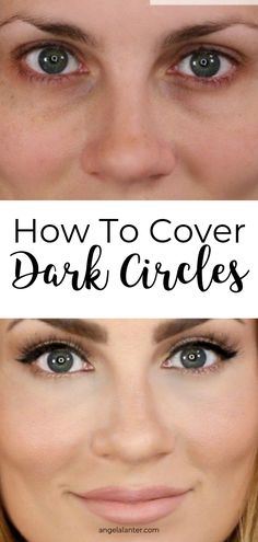 Dark Circles Makeup, Cover Dark Circles, Angela Lanter, Hide Dark Circles, Covering Dark Circles, Dark Circles Under Eyes, Dark Under Eye, Beauty Tips For Face, Dark Circle