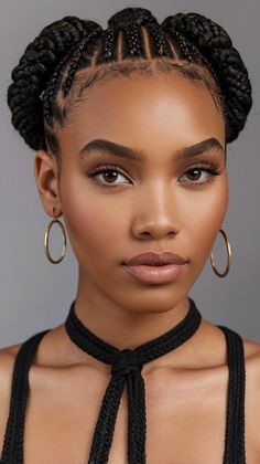 formal hairstyles to do with box braids Angular Facial Features, Quick Morning Routine, Formal Hairstyle, Bun Formal