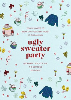 the ugly sweater party is coming to town