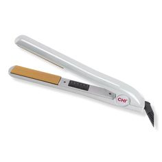 Silver Pearl 1'' Ceramic Flat Iron - Chi | Ulta Beauty Flat Iron Chi, Chi Straightener, Ceramic Flat Iron, Hair Locks, Shiny Hair, Flat Iron, Silver Pearls, Ulta Beauty, Ceramic Plates