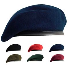 PRICES MAY VARY. 【Material】: 100% Wool, Comfortable And Breathable 【Adjustable Size】Our beret hat is designed with two black adjustable tape built inside. 61cm/24in large size hat circumference can be adjusted by black tape to fit more people. 【Multiple Colours】: Military style beret has 6 colors, black, red, army green, navy blue, dark green, wine red, etc. Hope you can find a color you like. 【Breathable Design】：There are 2 air vents on the side of Army beret, 100% wool and high-quality lining 70s Themed Outfits, Army Beret, Military Beret, Style Beret, Leather Beret, Beret Hats, Army Hat, British Military, Black Tape