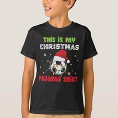 This Is My Christmas Pajama Shirt Soccer Theme, Kids Unisex, Size: Youth XS, Black Soccer Theme, Basketball Theme, Golf Theme, Baseball Theme, Gamer T Shirt, Pajama Shirt, Christmas Pajamas, Santa Hat, Christmas Tshirts