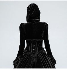 https://www.rebelsmarket.com/products/fashion-luxury-velvet-hooded-short-gothic-coat-for-women-164234?sold_by=punk-rave Velvet Shrug, Odd Fashion, Dark Victorian, Gothic Coat, Angel Outfit, Vampire Queen, Velvet Shorts, Gothic Rock, Punk Rave