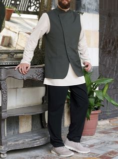 Open mandarin collar Angled crossover buttoned front 2 horizontal front welt pockets Fully lined Item Code: mW0901 Model is 168cm (5 feet 6 inches) and wearing size M Semi-formal Nehru Jacket With Stand Collar, Nehru Jacket With Stand Collar For Work, Casual Fitted Nehru Jacket For Spring, Winter Workwear Vest With Stand Collar, Semi-formal Nehru Jacket With Stand Collar And Buttons, Spring Nehru Jacket With Stand Collar, Semi-formal Nehru Jacket With Stand Collar And Pockets, Tailored Nehru Jacket With Stand Collar For Work, Tailored Nehru Jacket With Stand Collar For Fall